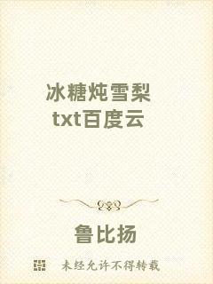 冰糖燉雪梨txt百度云