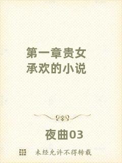 第一章貴女承歡的小說